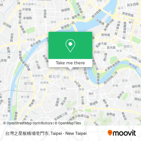 台灣之星板橋埔墘門市地圖