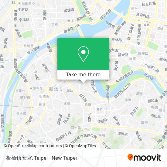 板橋鎮安宮 map