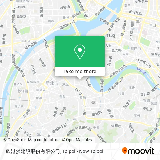欣湛然建設股份有限公司 map