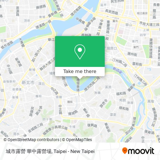 城市露營 華中露營場地圖