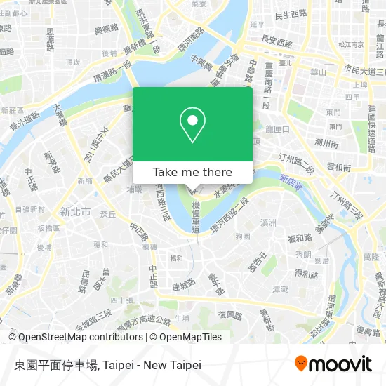 東園平面停車場地圖