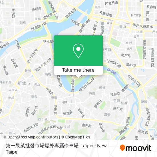 第一果菜批發市場堤外專屬停車場 map
