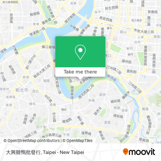 大興雞鴨批發行地圖