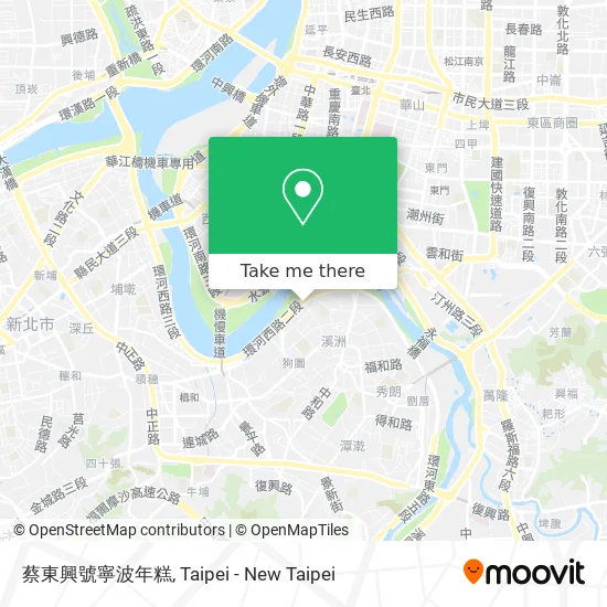 蔡東興號寧波年糕 map