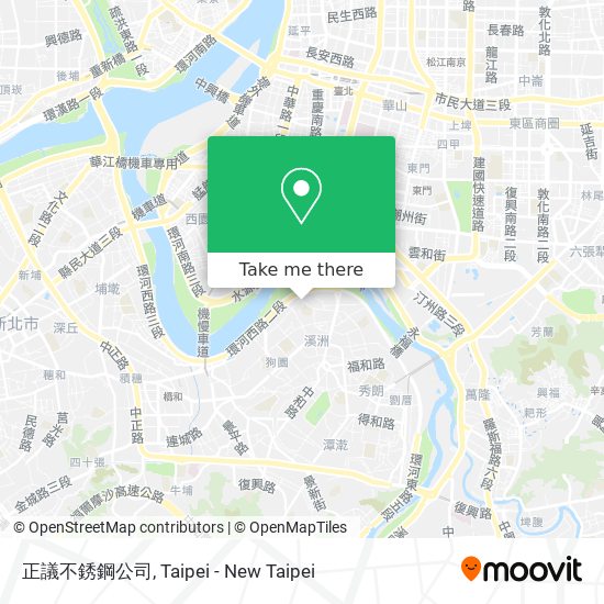 正議不銹鋼公司 map