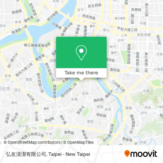 弘友清潔有限公司地圖