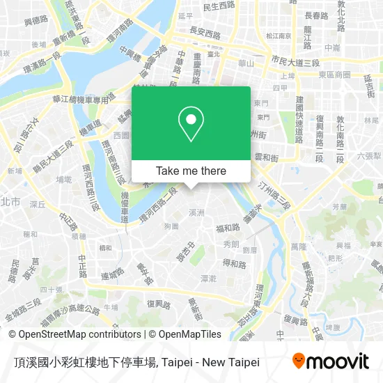 頂溪國小彩虹樓地下停車場地圖