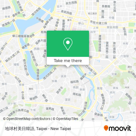 地球村美日韓語 map