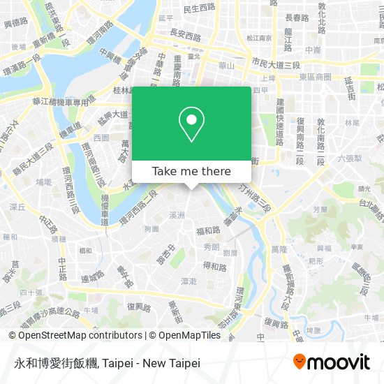 永和博愛街飯糰 map