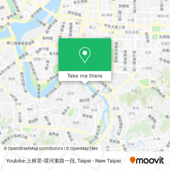 Youbike-上林里-環河東路一段 map