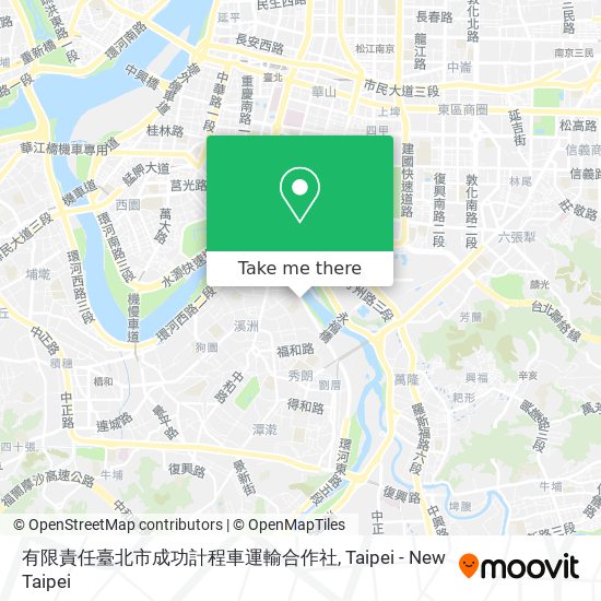 有限責任臺北市成功計程車運輸合作社 map