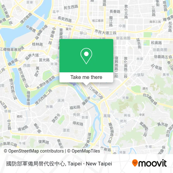 國防部軍備局替代役中心地圖