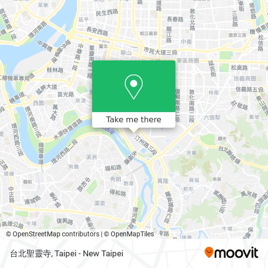 台北聖靈寺 map