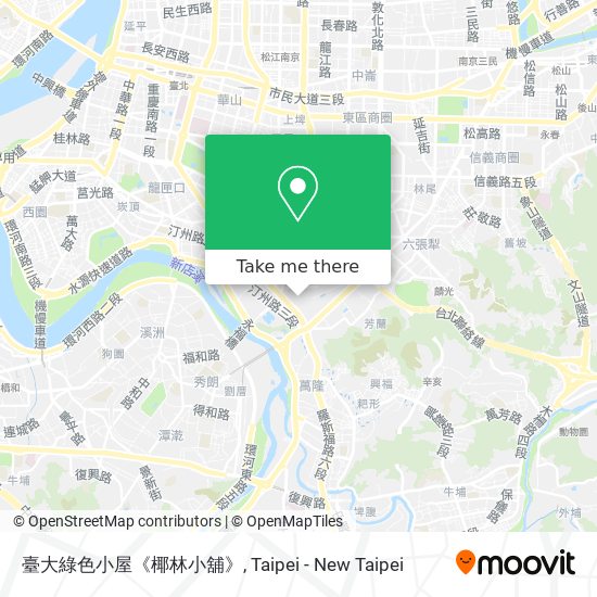 臺大綠色小屋《椰林小舖》 map