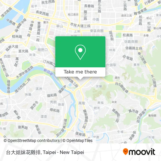 台大姐妹花雞排 map