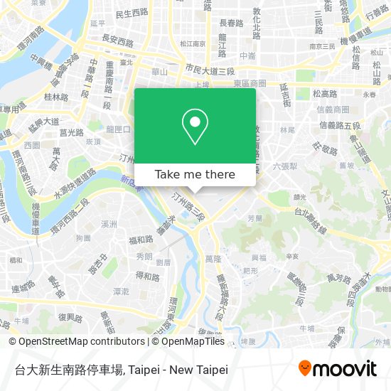 台大新生南路停車場地圖