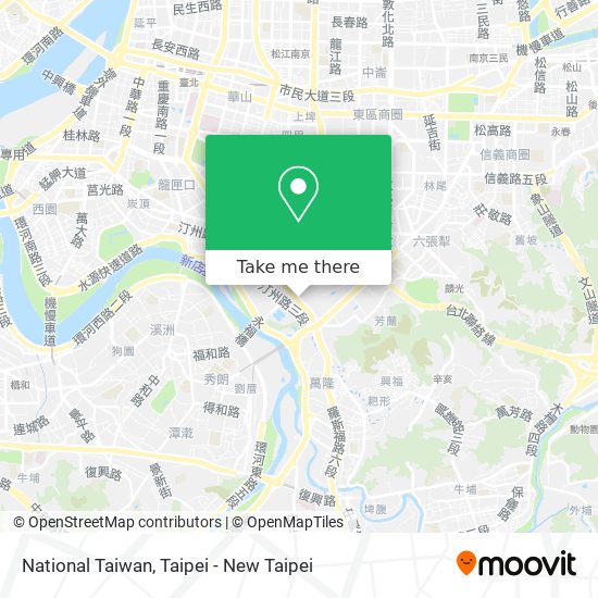 National Taiwan map