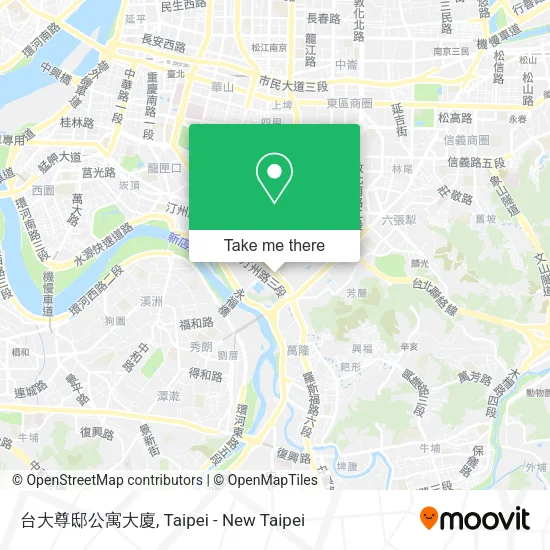 台大尊邸公寓大廈地圖