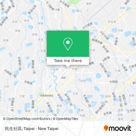 民生社區 map