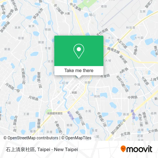 石上清泉社區地圖