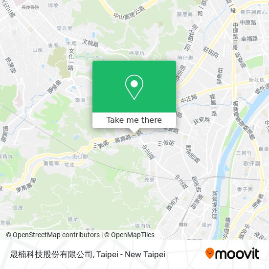 晟楠科技股份有限公司 map