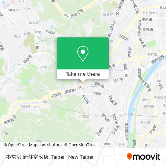 麥當勞-新莊富國店 map