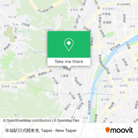 幸福駅日式關東煮地圖