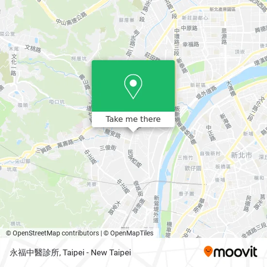永福中醫診所 map