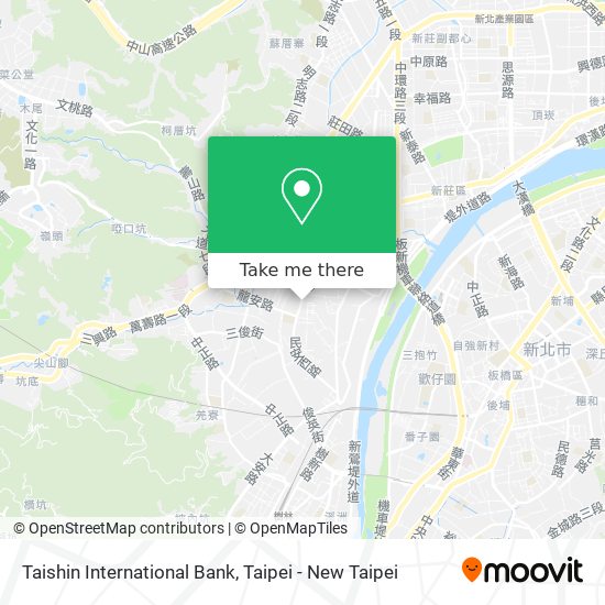 Taishin International Bank map