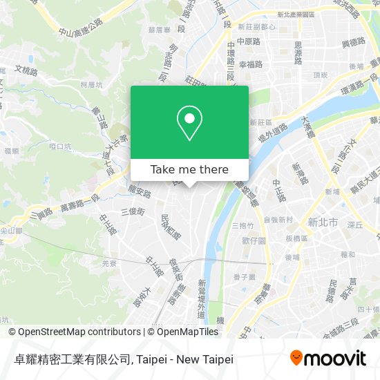 卓耀精密工業有限公司 map