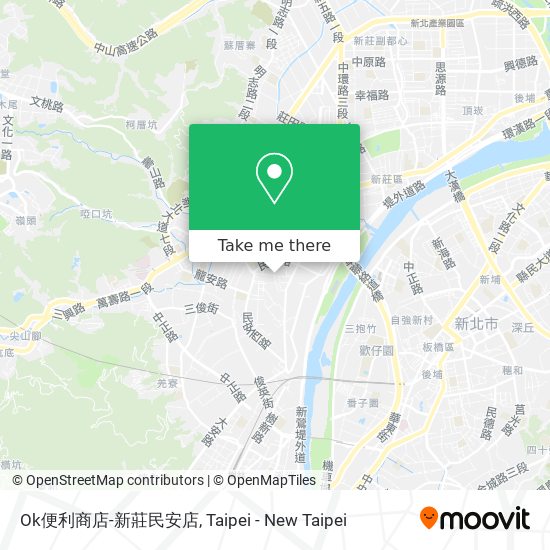 Ok便利商店-新莊民安店 map