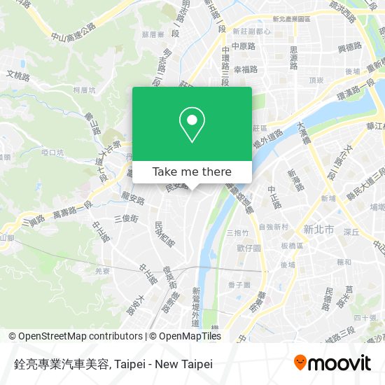 銓亮專業汽車美容 map