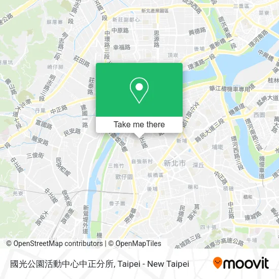 國光公園活動中心中正分所 map