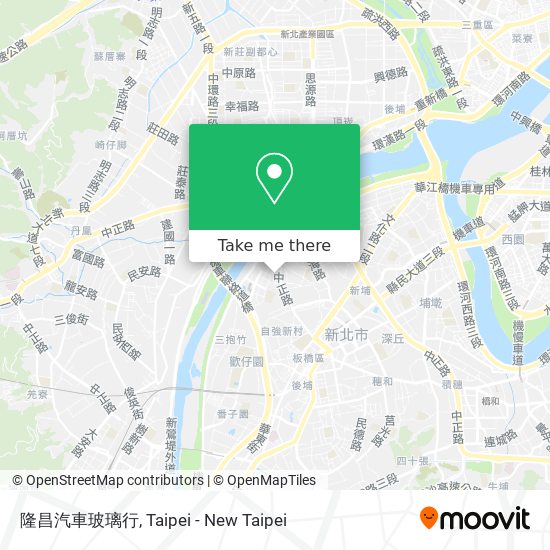 隆昌汽車玻璃行地圖