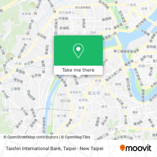 Taishin International Bank map