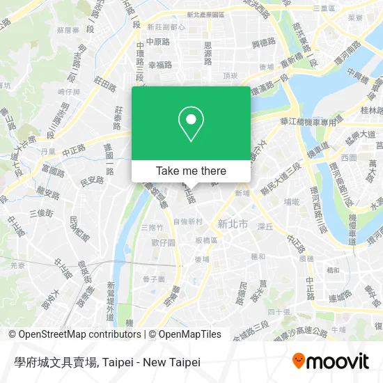 學府城文具賣場地圖