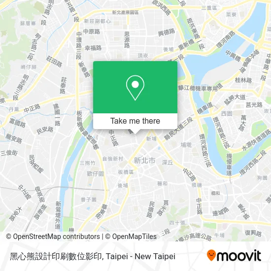 黑心熊設計印刷數位影印地圖