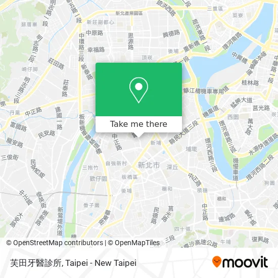 芙田牙醫診所地圖