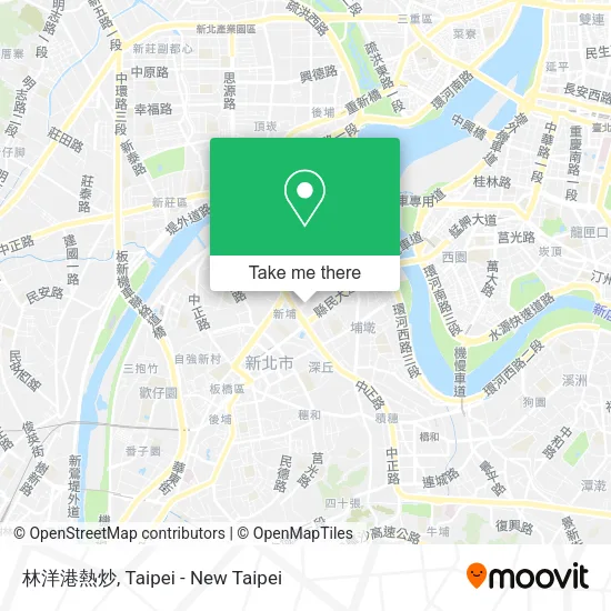 林洋港熱炒地圖