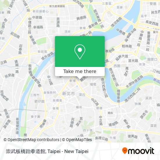 崇武板橋跆拳道館 map