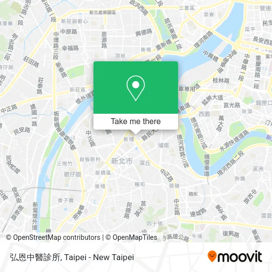 弘恩中醫診所地圖
