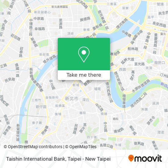 Taishin International Bank map