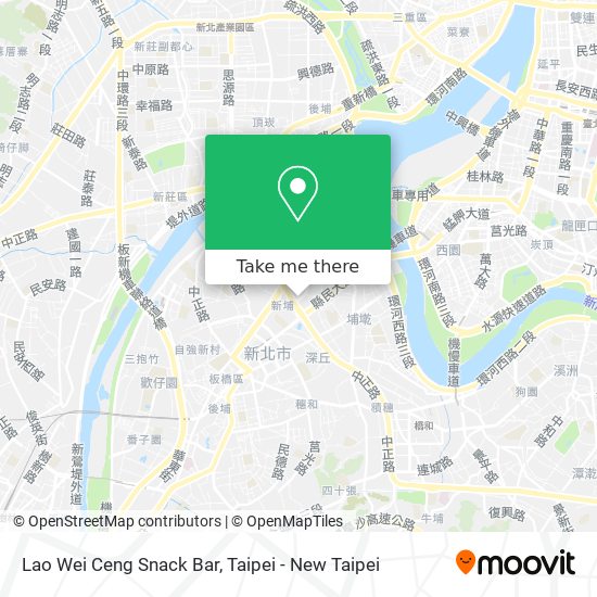 Lao Wei Ceng Snack Bar map