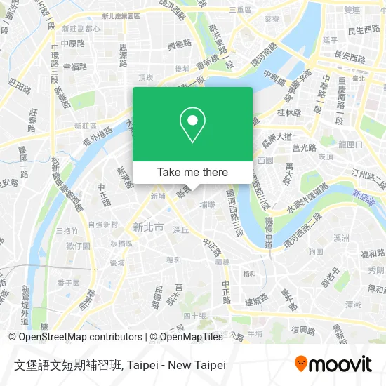 文堡語文短期補習班地圖