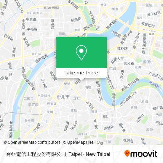 喬亞電信工程股份有限公司 map