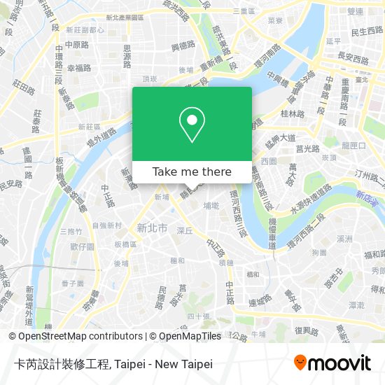 卡芮設計裝修工程 map