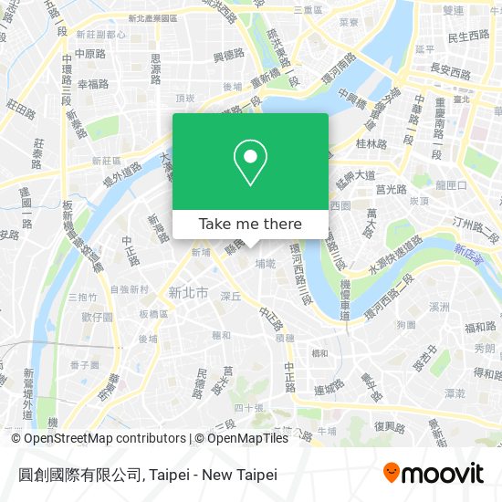 圓創國際有限公司 map