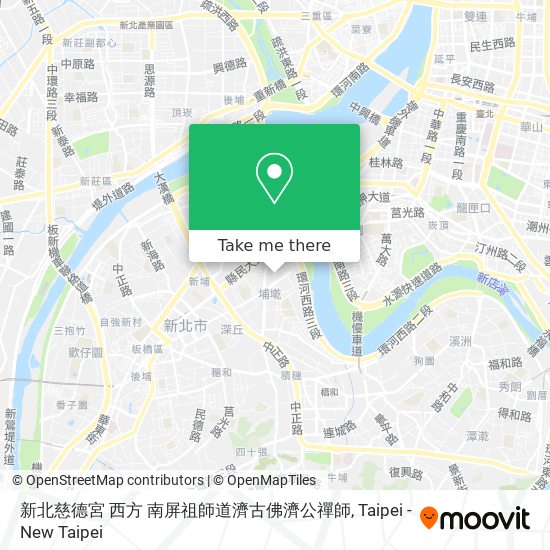新北慈德宮 西方 南屏祖師道濟古佛濟公禪師地圖