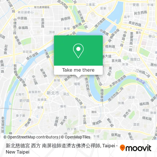 新北慈德宮 西方 南屏祖師道濟古佛濟公禪師 map