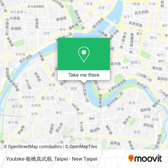 Youbike-板橋真武廟 map
